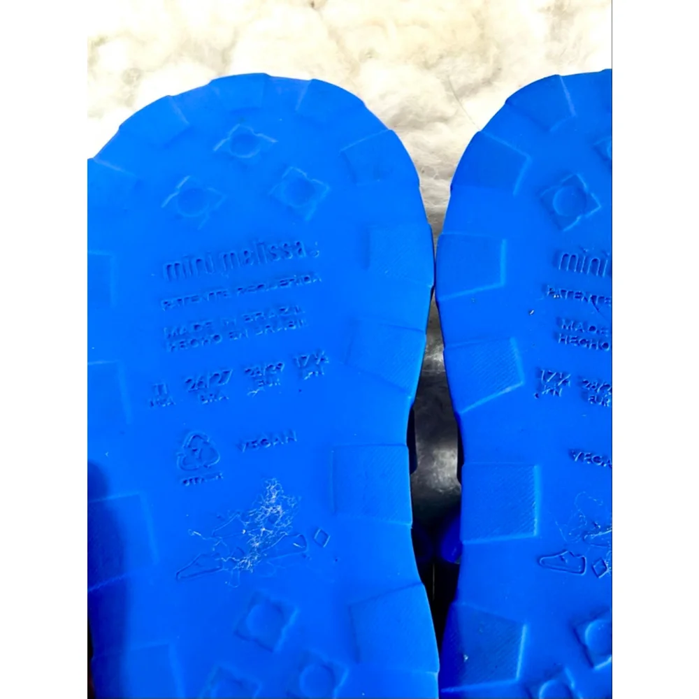 Mini Melissa Megan Fisherman blue sandals toddler size 11